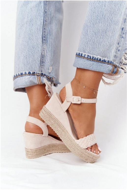 Wedge Sandals With Braids Baleary