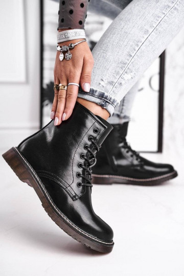 Women's Flat Boots Black... 2