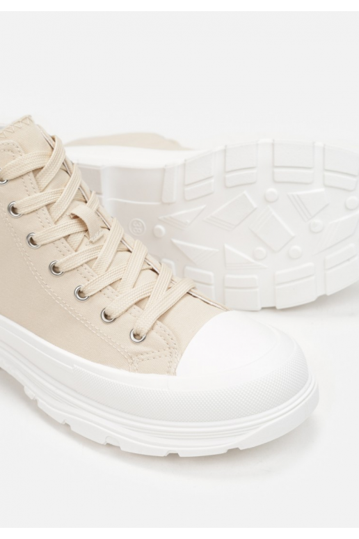 Women's High Sneakers On A Chunky...