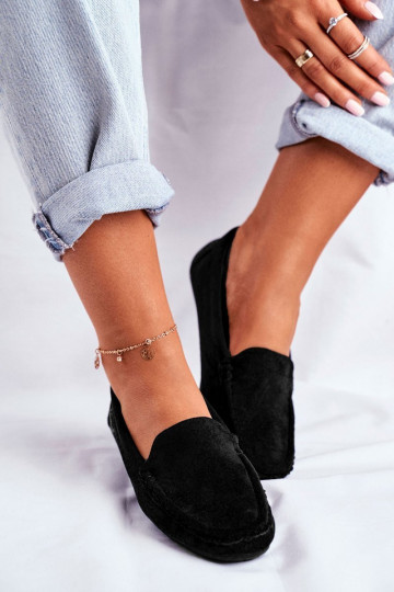 Women's Black Faux Suede... 2