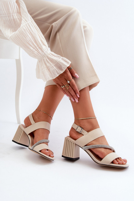 Women's Elegant Sandals with Stiletto...