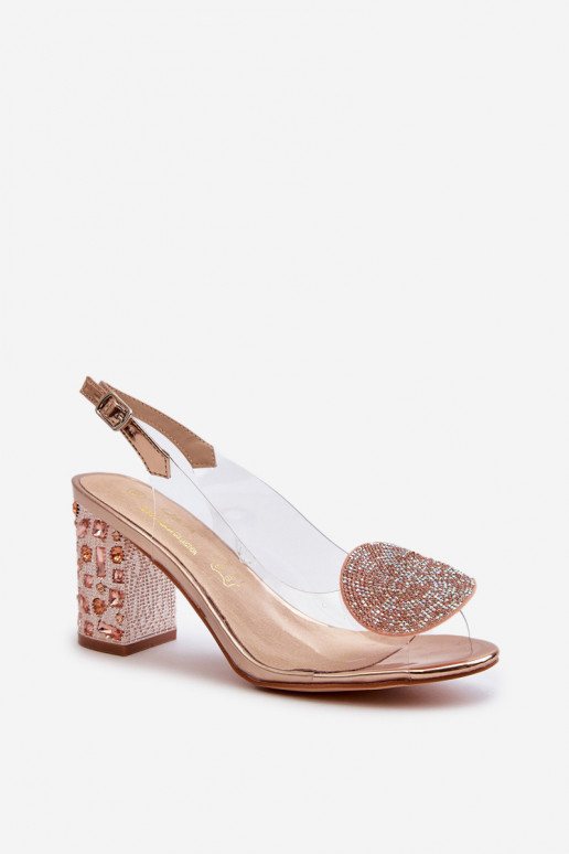 Transparent Sandals with Stiletto...