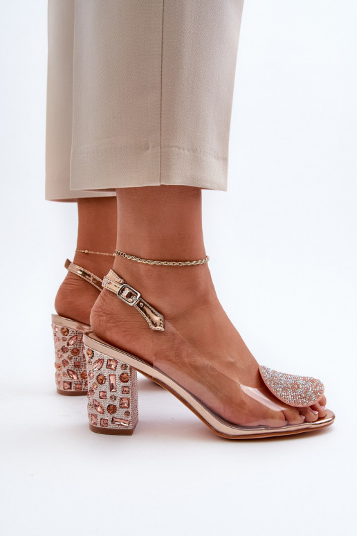 Transparent Sandals with Stiletto...