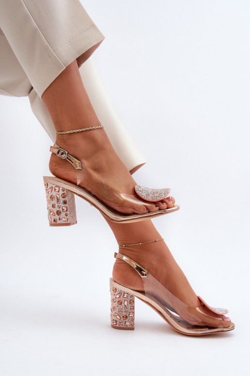 Transparent Sandals with Stiletto...