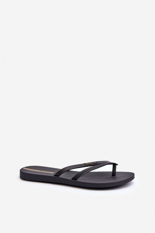 Women's Rubber Flip Flops Black