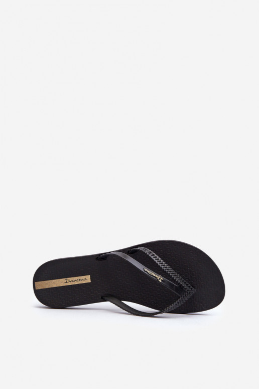 Women's Rubber Flip Flops Black