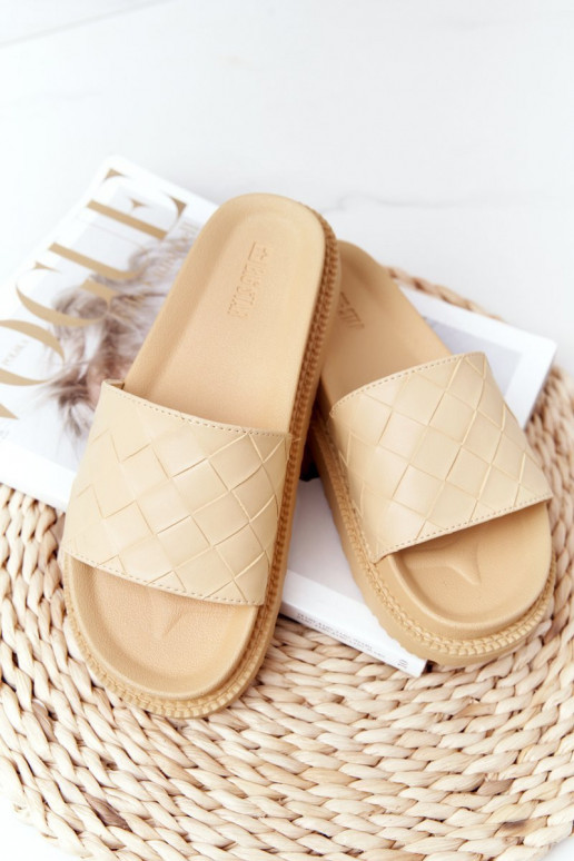 Women's Slippers Big Star Yellow