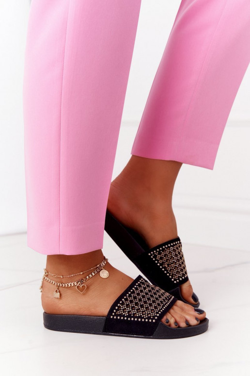 Slippers womens EMERY BLACK