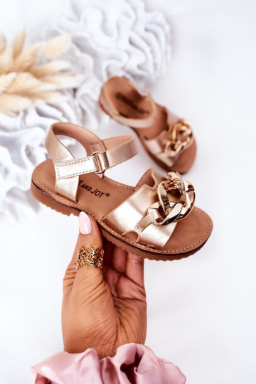 Sandals for children gold... 2