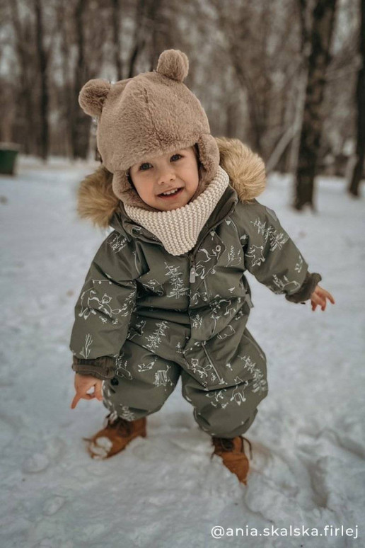 Children's Warmed Trappers Boots Camel