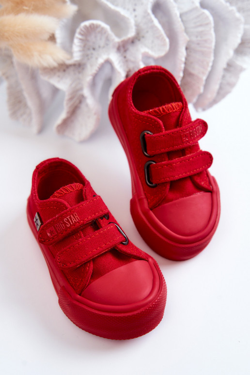 Children's Low Sneakers Big Star Red
