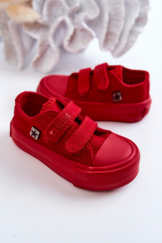 Children's Low Sneakers Big Star Red