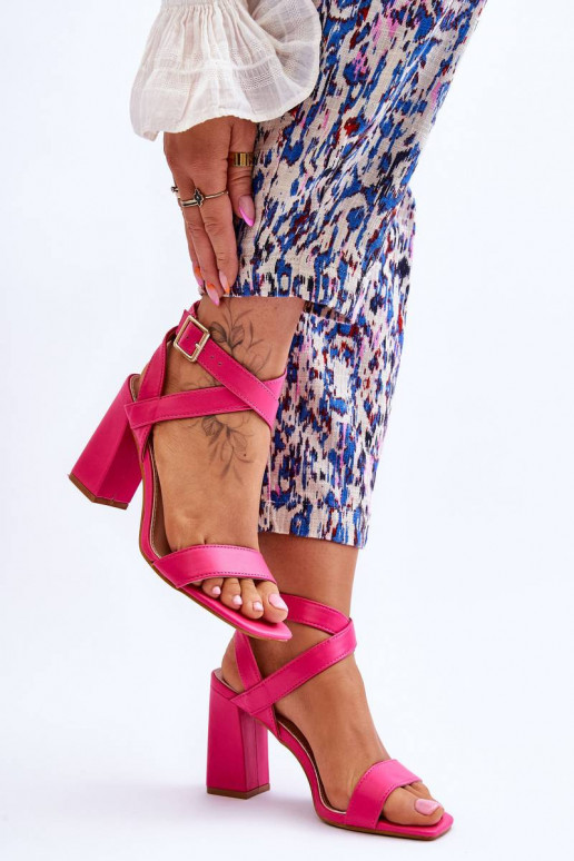 Elegant Sandals On A Block Heel...