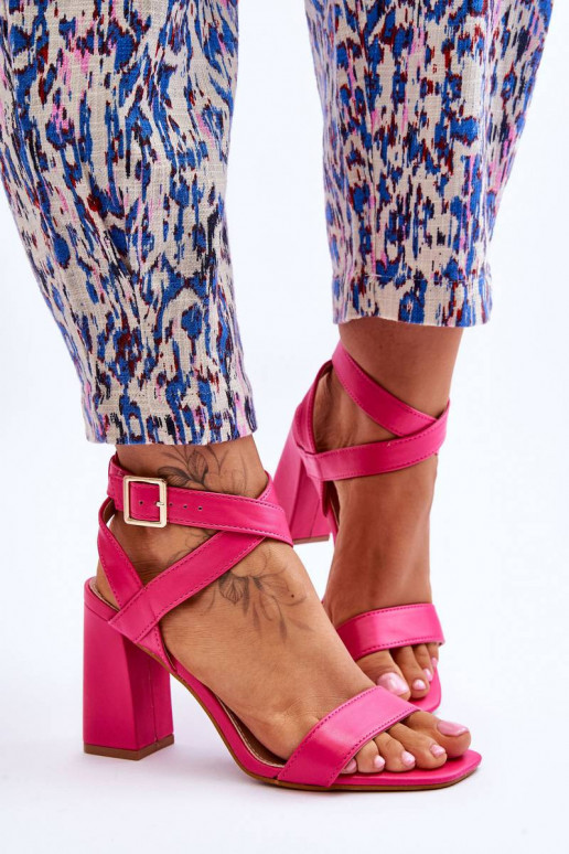 Elegant Sandals On A Block Heel...