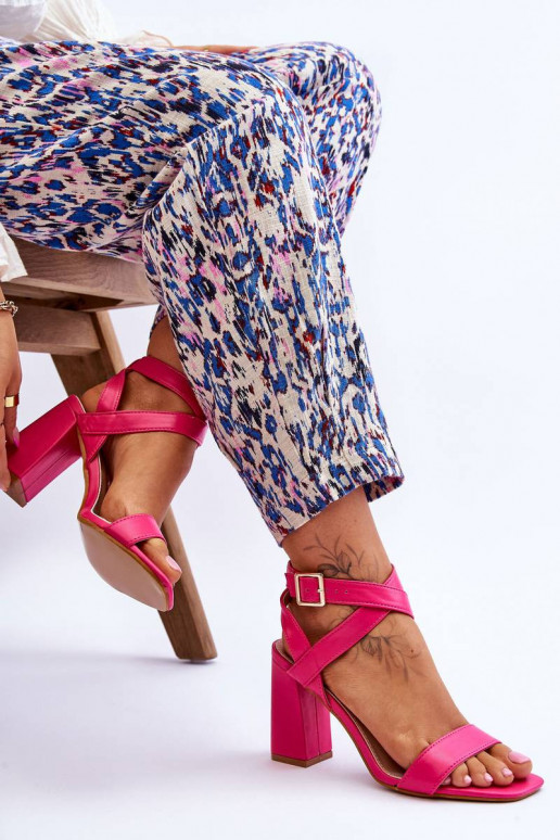 Elegant Sandals On A Block Heel...