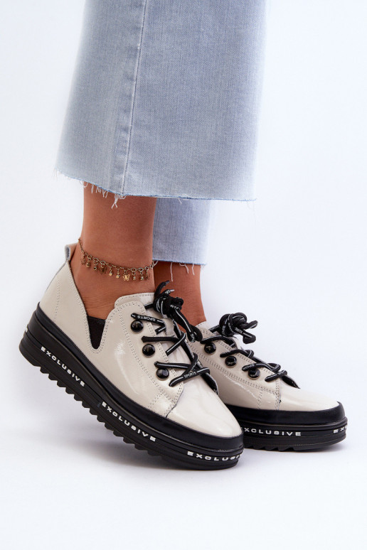 Lace-up Women's Platform Shoes...