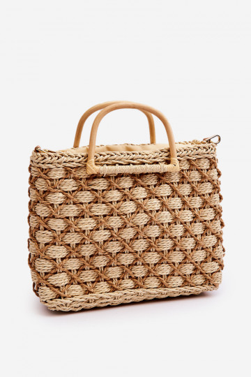 Stylish braided handbag