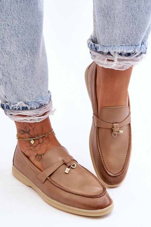 Women's classic loafers in brown Cortez