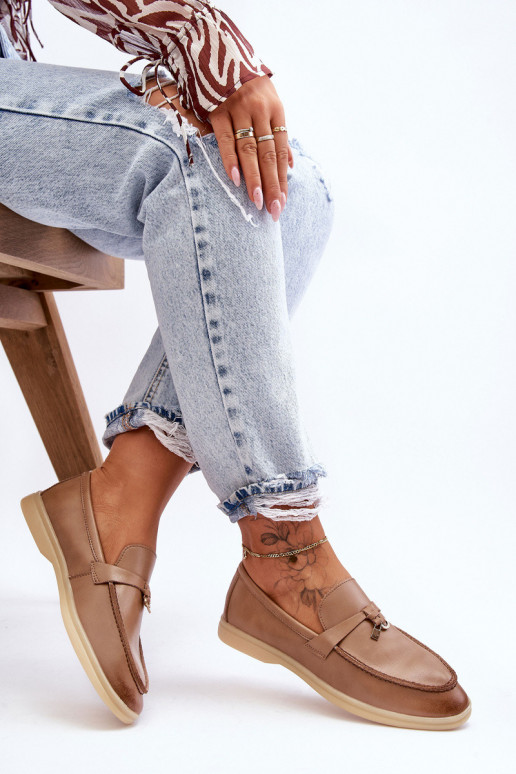 Women's classic loafers in brown Cortez