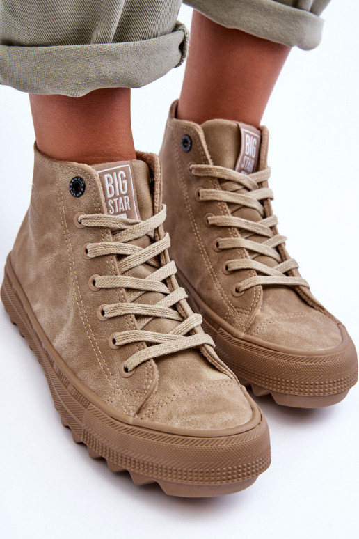 Leisure shoes Big Star insulated beige