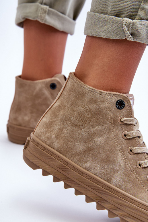 Leisure shoes Big Star insulated beige