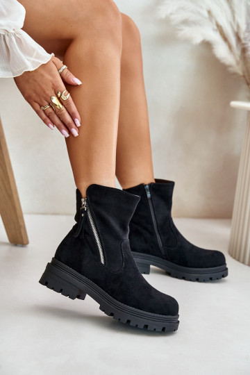 Warm Lined Ankle Boots On...