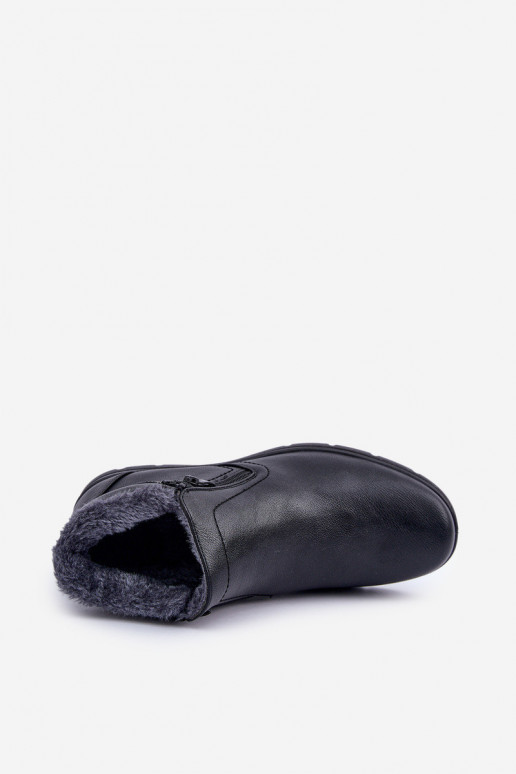 Warm Men's Boots Made Of Eco Leather...