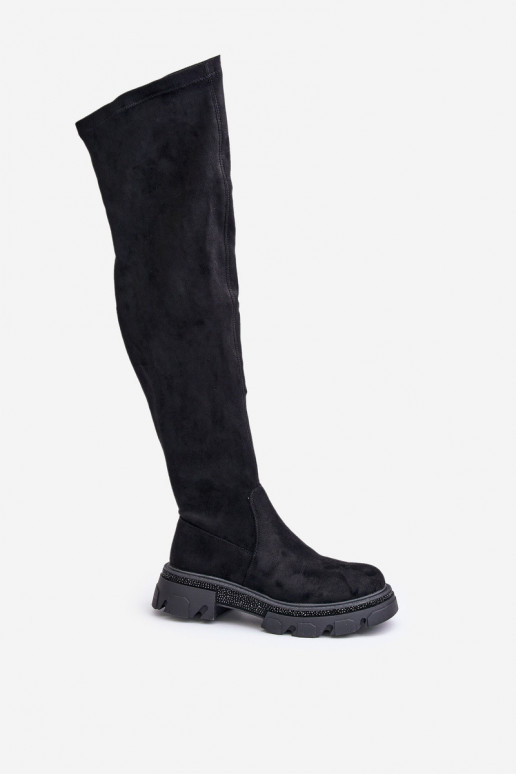 Women's Over the Knee Eco Suede Boots...