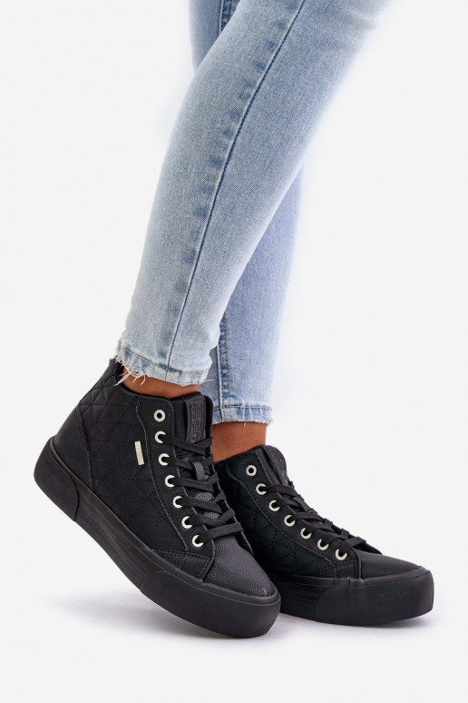 Insulated casual shoes Big Star in black