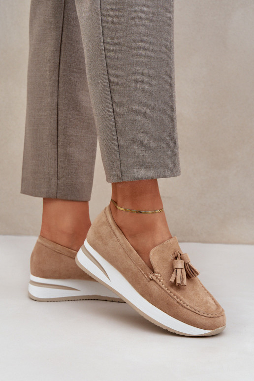 Moccasins On A Delicate Wedge Eco...
