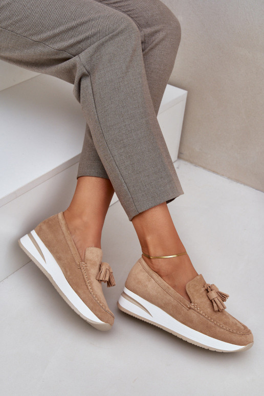 Moccasins On A Delicate Wedge Eco...