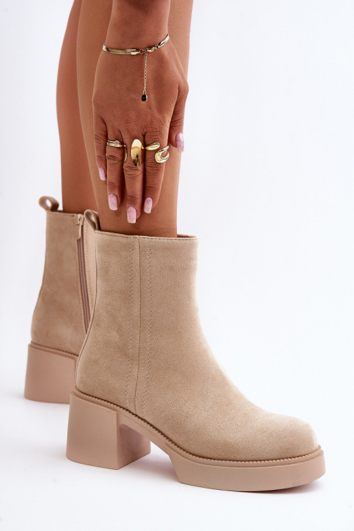 Made of eco-suede Women's Warm boots...