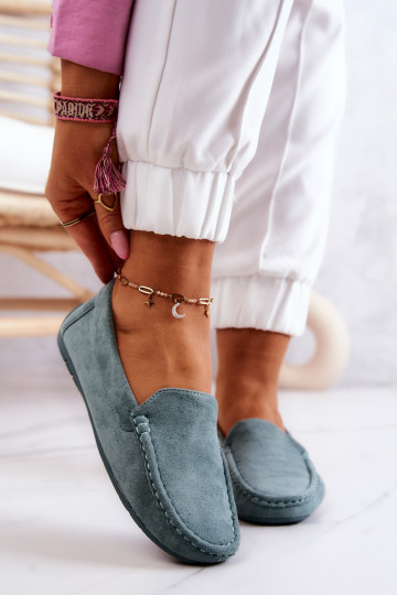 Women s Loafers Suede Mint...