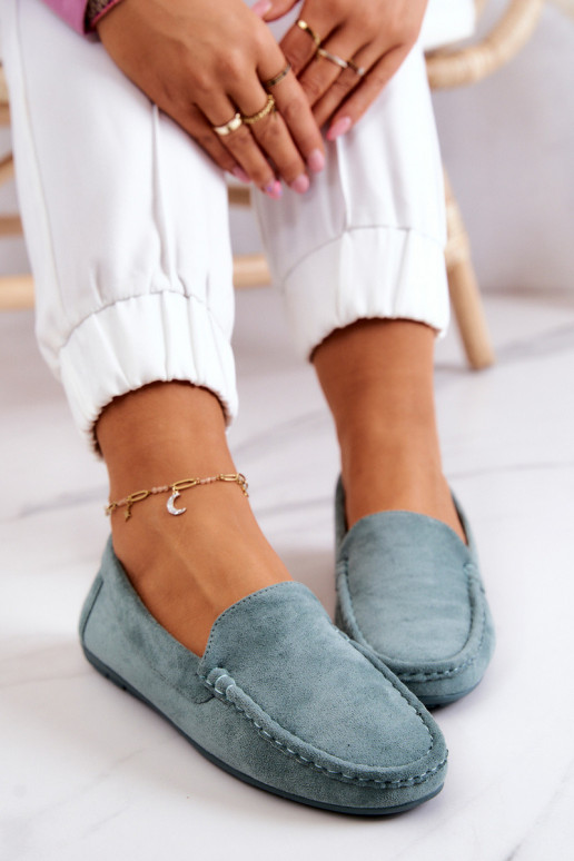 Women s Loafers Suede Mint Morreno