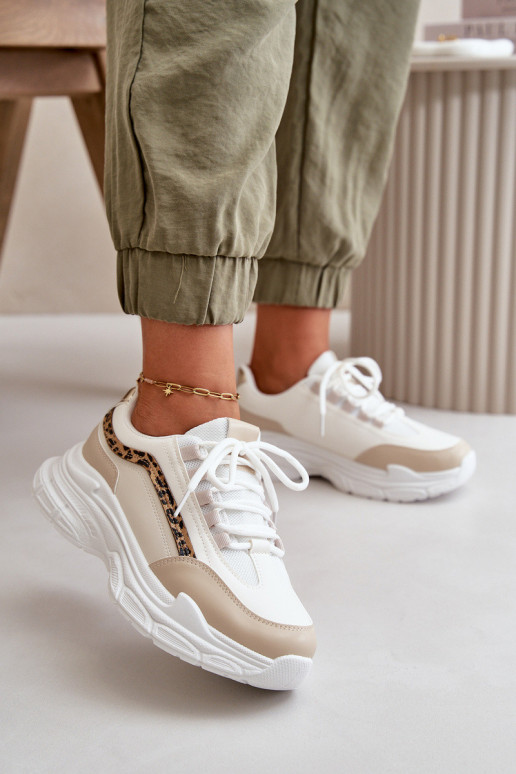 Women's Platform Sports Shoes White...