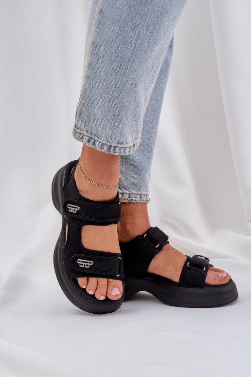 Fabric Lightweight Platform Sandals...