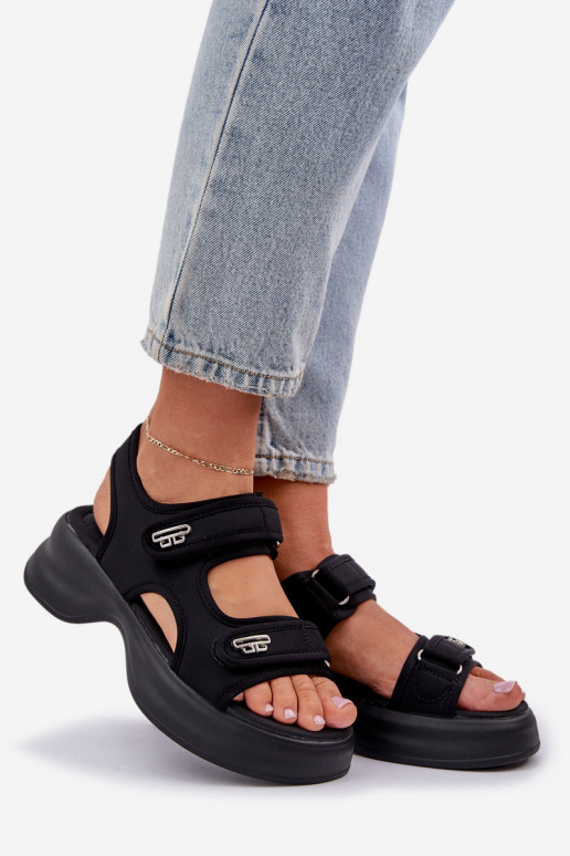 Fabric Lightweight Platform Sandals...