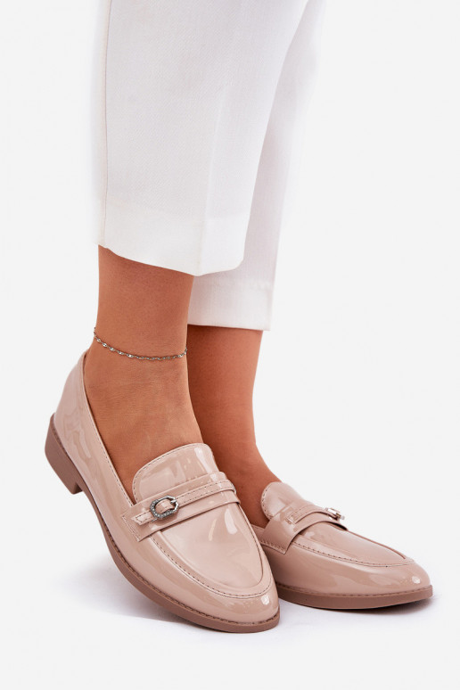 Lacquered Women's Moccasins With...