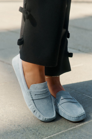 Suede Women's Moccasins Big...