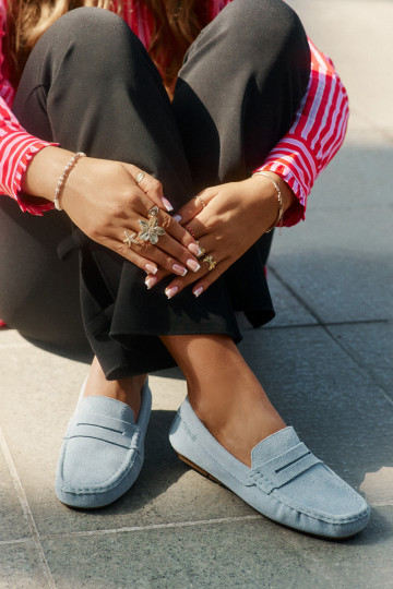 Suede Women's Moccasins Big... 2