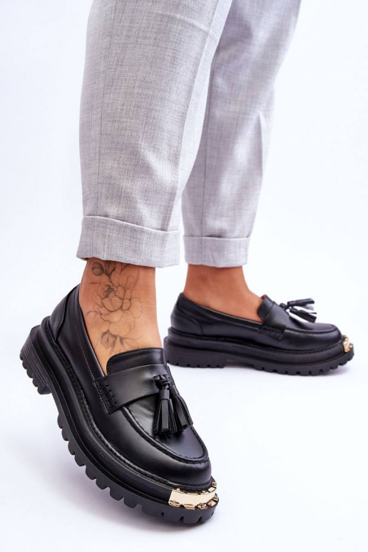 Classic Suede Loafers With...