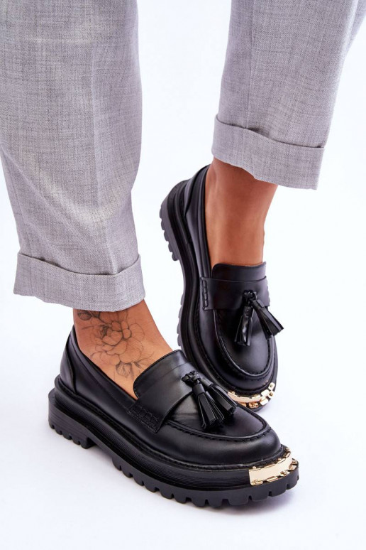 Classic Suede Loafers With...