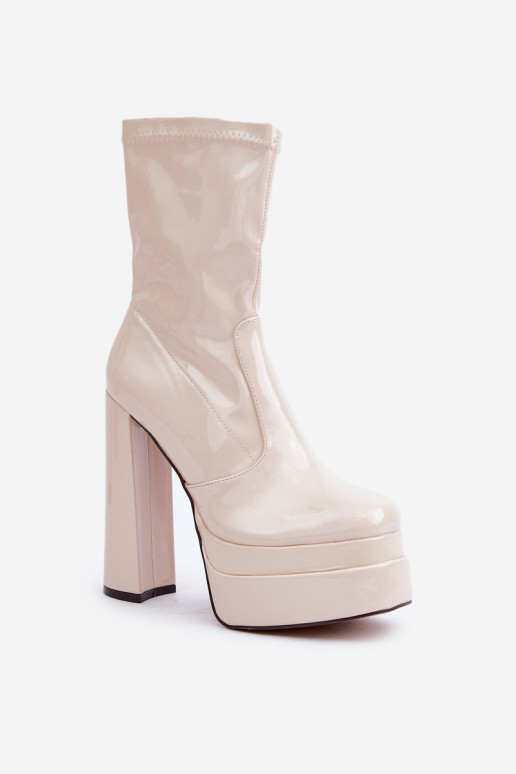 copy of Lacquered Ankle Boots On... copy of Lacquered Ankle Boots On...