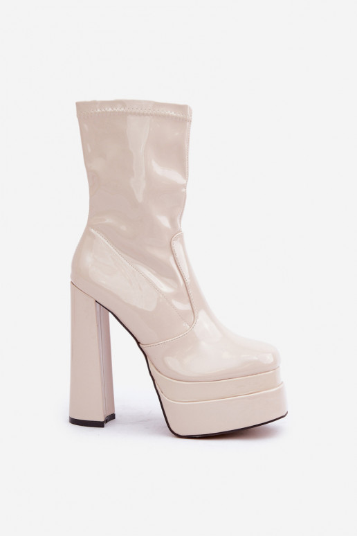copy of Lacquered Ankle Boots On... copy of Lacquered Ankle Boots On...