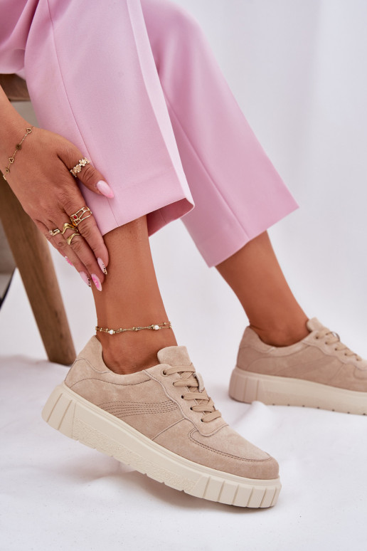 copy of Suede Platform Sneakers Beige... copy of Suede Platform Sneakers Beige...