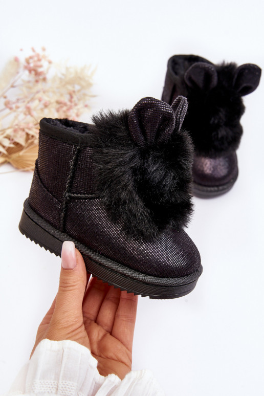 Children's Snow Boots with Furry Ears...