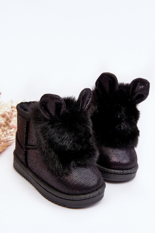 Children's Snow Boots with Furry Ears...
