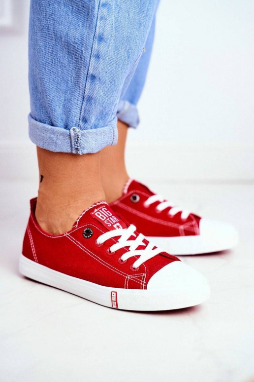 Women's Sneakers Big Star Red FF274089