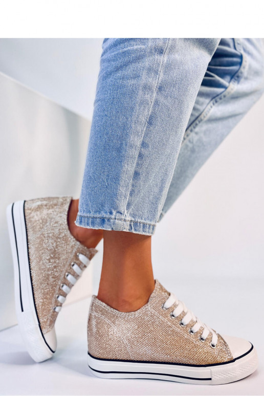 Smėlio spalvos laisvalaikio batai su...