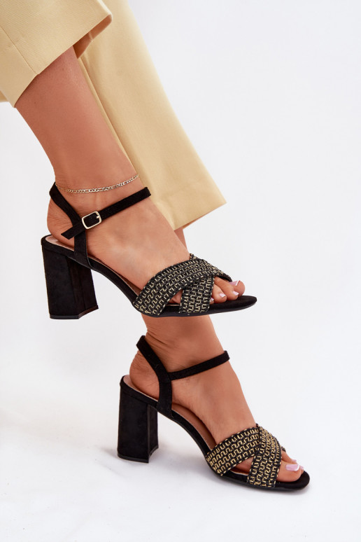 copy of Women's Heeled Sandals Black...